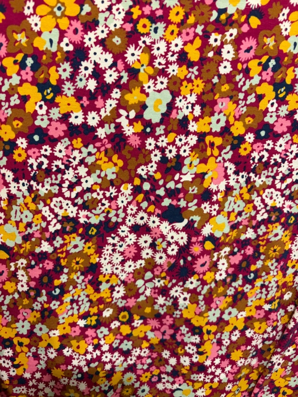 Talbots Floral Quarter Sleeve T-Shirt Sie 1X - Picture 2 of 4